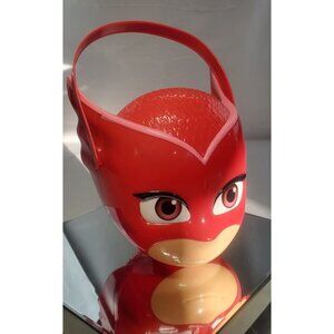 PJ Mask Owlette Character Candy Bucket Plastic Head Halloween